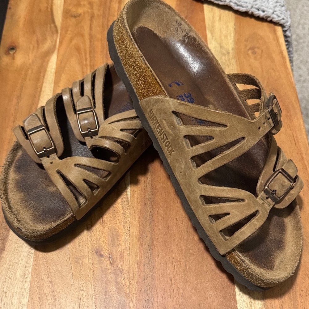 Birkenstock Siena Suede Sandals – Mocca, Size 39 (8/8.5)